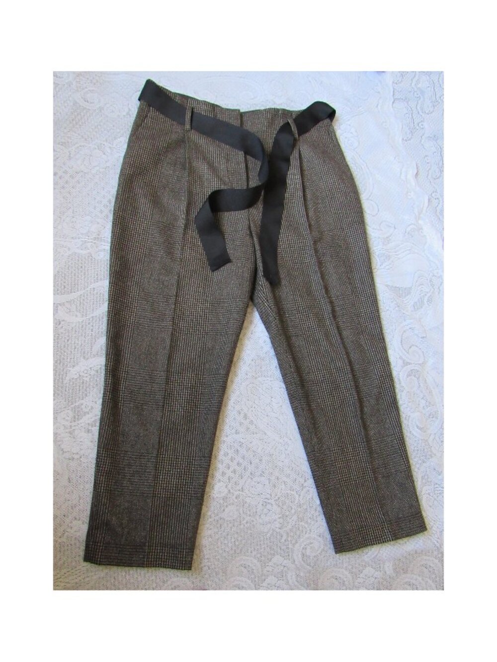 Brunello Cucinelli Women's Brown Wool Pants.sz.6
